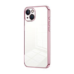 Custodia per telefono con foro fine con placcatura trasparente, For iPhone 13 Pro Max, For iPhone 13 Pro, For iPhone 13