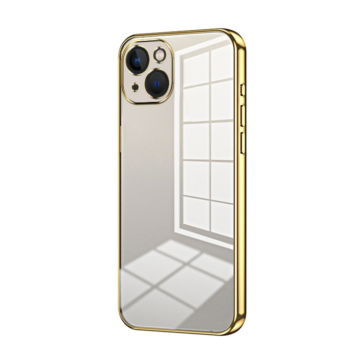 Custodia per telefono con foro fine con placcatura trasparente, For iPhone 13 Pro Max, For iPhone 13 Pro, For iPhone 13