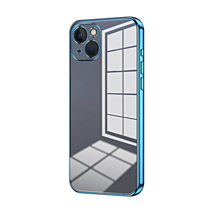 Custodia per telefono con foro fine con placcatura trasparente, For iPhone 13 Pro Max, For iPhone 13 Pro, For iPhone 13