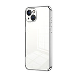Custodia per telefono con foro fine con placcatura trasparente, For iPhone 13 Pro Max, For iPhone 13 Pro, For iPhone 13