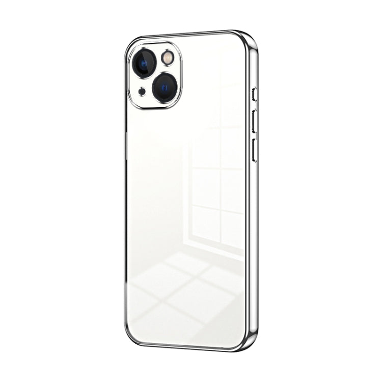 Custodia per telefono con foro fine con placcatura trasparente, For iPhone 13 Pro Max, For iPhone 13 Pro, For iPhone 13