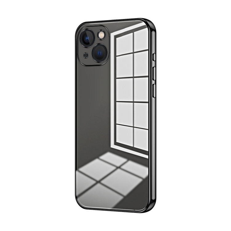 Custodia per telefono con foro fine con placcatura trasparente, For iPhone 13 Pro Max, For iPhone 13 Pro, For iPhone 13
