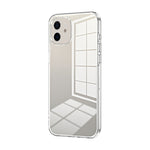 Custodia per telefono con foro fine con placcatura trasparente, For iPhone 12, For iPhone 12 Pro Max, For iPhone 12 Pro