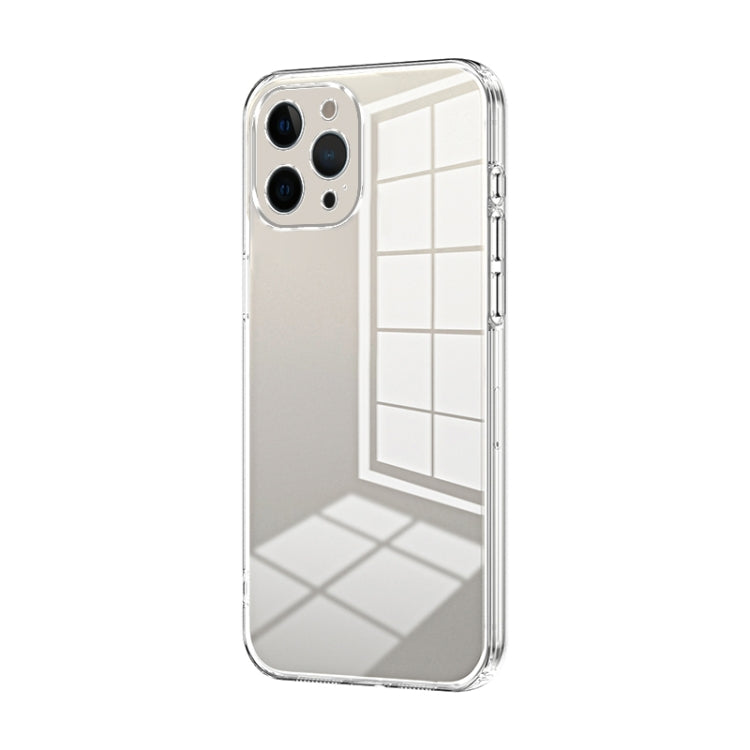 Custodia per telefono con foro fine con placcatura trasparente, For iPhone 12, For iPhone 12 Pro Max, For iPhone 12 Pro