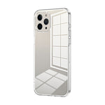 Custodia per telefono con foro fine con placcatura trasparente, For iPhone 12, For iPhone 12 Pro Max, For iPhone 12 Pro
