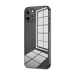 Custodia per telefono con foro fine con placcatura trasparente, For iPhone 11 Pro Max, For iPhone 11, For iPhone 11 Pro