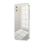 Custodia per telefono con foro fine con placcatura trasparente, For iPhone X / XS, For iPhone XR, For iPhone XS Max