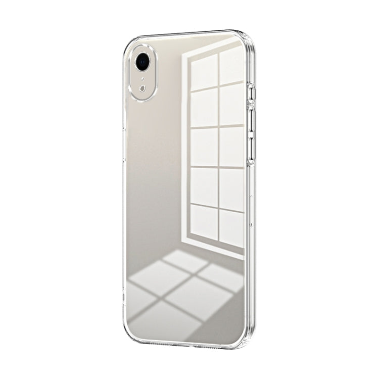 Custodia per telefono con foro fine con placcatura trasparente, For iPhone X / XS, For iPhone XR, For iPhone XS Max