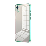 Custodia per telefono con foro fine con placcatura trasparente, For iPhone X / XS, For iPhone XR, For iPhone XS Max