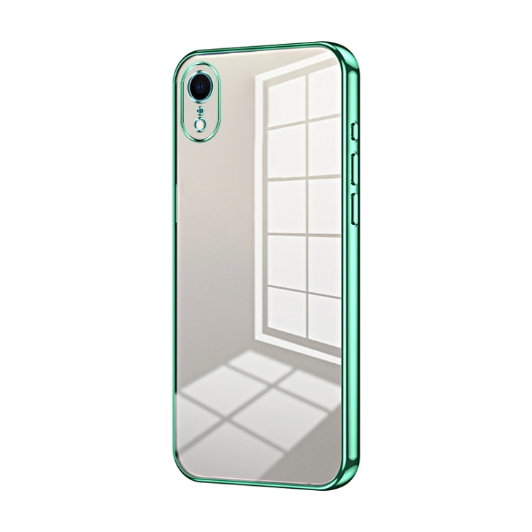 Custodia per telefono con foro fine con placcatura trasparente, For iPhone X / XS, For iPhone XR, For iPhone XS Max