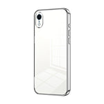Custodia per telefono con foro fine con placcatura trasparente, For iPhone X / XS, For iPhone XR, For iPhone XS Max