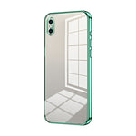 Custodia per telefono con foro fine con placcatura trasparente, For iPhone X / XS, For iPhone XR, For iPhone XS Max