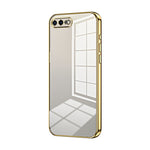 Custodia per telefono con foro fine con placcatura trasparente, For iPhone 8 Plus / 7 Plus