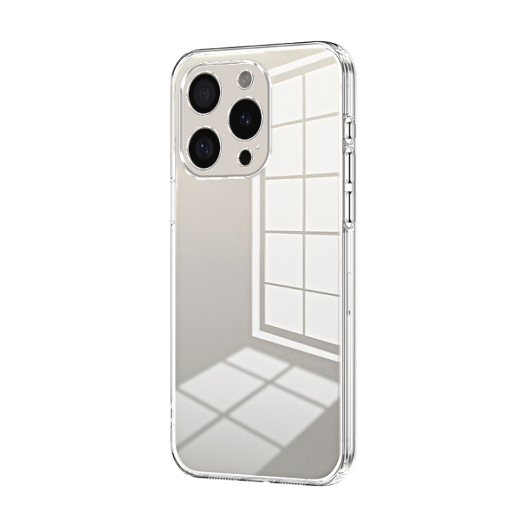 Custodia per telefono con foro fine con placcatura trasparente, For iPhone 16 Pro, For iPhone 16 Plus, For iPhone 16