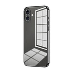 Custodia per telefono con foro fine con placcatura trasparente, For iPhone 16 Pro, For iPhone 16 Plus, For iPhone 16
