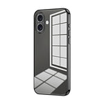 Custodia per telefono con foro fine con placcatura trasparente, For iPhone 16 Pro, For iPhone 16 Plus, For iPhone 16