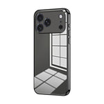 Custodia per telefono con foro fine con placcatura trasparente, For iPhone 17e / 16e, For iPhone 17 Pro Max, For iPhone 17 Pro