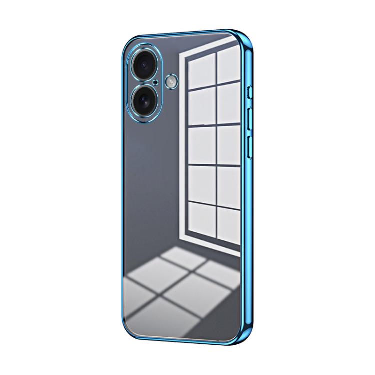 Custodia per telefono con foro fine con placcatura trasparente, For iPhone 17, For iPhone Air, For iPhone 16 Pro Max
