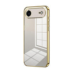 Custodia per telefono con foro fine con placcatura trasparente, For iPhone 17, For iPhone Air, For iPhone 16 Pro Max