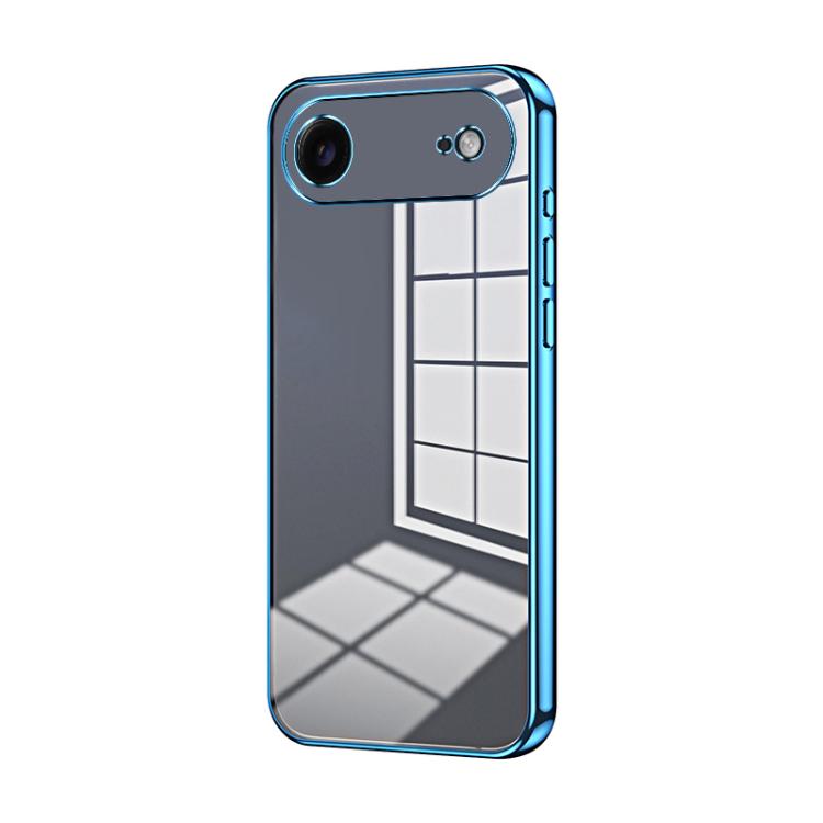 Custodia per telefono con foro fine con placcatura trasparente, For iPhone 17, For iPhone Air, For iPhone 16 Pro Max