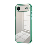 Custodia per telefono con foro fine con placcatura trasparente, For iPhone 17, For iPhone Air, For iPhone 16 Pro Max