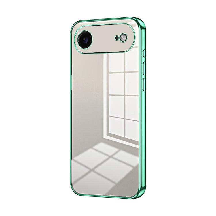 Custodia per telefono con foro fine con placcatura trasparente, For iPhone 17, For iPhone Air, For iPhone 16 Pro Max