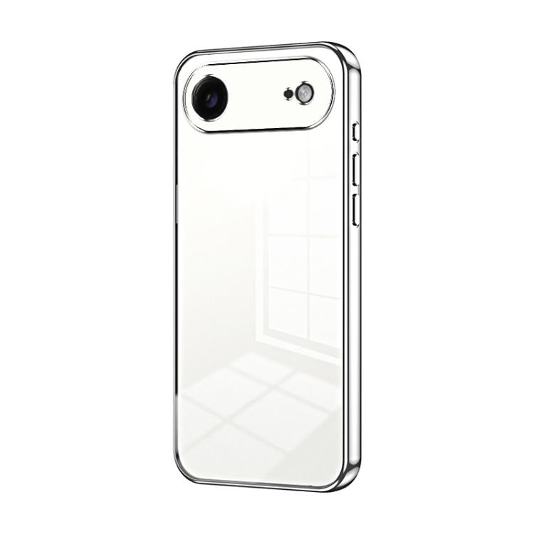 Custodia per telefono con foro fine con placcatura trasparente, For iPhone 17, For iPhone Air, For iPhone 16 Pro Max