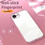 Custodia per telefono con foro fine con placcatura trasparente, For iPhone 17e / 16e, For iPhone 17 Pro Max, For iPhone 17 Pro