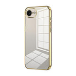 Custodia per telefono con foro fine con placcatura trasparente, For iPhone 17e / 16e, For iPhone 17 Pro Max, For iPhone 17 Pro
