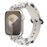 Cinturino per orologio in vera pelle Paracord, For Apple Watch SE 2023 44mm, For Apple Watch SE 2023 40mm, For Apple Watch Ultra 2 49mm