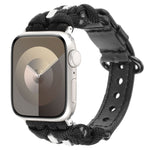 Cinturino per orologio in vera pelle Paracord, For Apple Watch SE 2023 44mm, For Apple Watch SE 2023 40mm, For Apple Watch Ultra 2 49mm