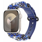 Cinturino per orologio in vera pelle Paracord, For Apple Watch Series 9 45mm, For Apple Watch Series 9 41mm, For Apple Watch Ultra 49mm