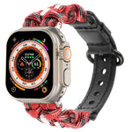 Cinturino per orologio in vera pelle Paracord, For Apple Watch SE 2023 44mm, For Apple Watch SE 2023 40mm, For Apple Watch Ultra 2 49mm