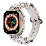 Cinturino per orologio in vera pelle Paracord, For Apple Watch Series 9 45mm, For Apple Watch Series 9 41mm, For Apple Watch Ultra 49mm