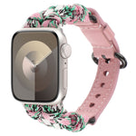 Cinturino per orologio in vera pelle Paracord, For Apple Watch Series 8 41mm, For Apple Watch Series 8 45mm, For Apple Watch SE 2022 40mm
