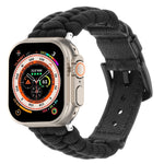 Cinturino per orologio in vera pelle Paracord semplice, For Apple Watch SE 2023 44mm, For Apple Watch SE 2023 40mm, For Apple Watch Ultra 2 49mm