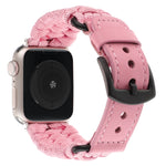 Cinturino per orologio in vera pelle Paracord semplice, For Apple Watch Series 8 41mm, For Apple Watch Series 8 45mm, For Apple Watch SE 2022 40mm