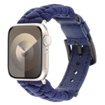 Cinturino per orologio in vera pelle Paracord semplice, For Apple Watch Series 8 41mm, For Apple Watch Series 8 45mm, For Apple Watch SE 2022 40mm