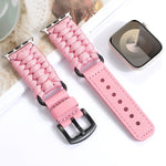 Cinturino per orologio in vera pelle Paracord semplice, For Apple Watch SE 2022 44mm, For Apple Watch Series 7 41mm, For Apple Watch Series 7 45mm