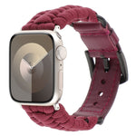 Cinturino per orologio in vera pelle Paracord semplice, For Apple Watch 42mm, For Apple Watch 38mm