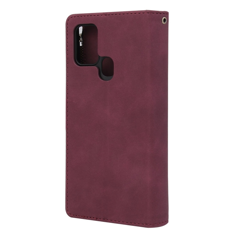 Custodia portafoglio in pelle per Samsung Galaxy A21s