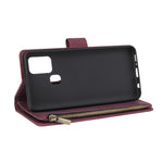Custodia portafoglio in pelle per Samsung Galaxy A21s