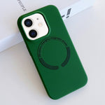 Custodia silicone liquido magnetica MagSafe iPhone 11