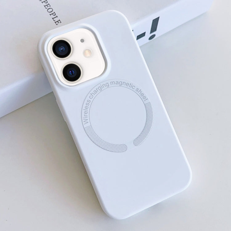 Custodia silicone liquido magnetica MagSafe iPhone 11