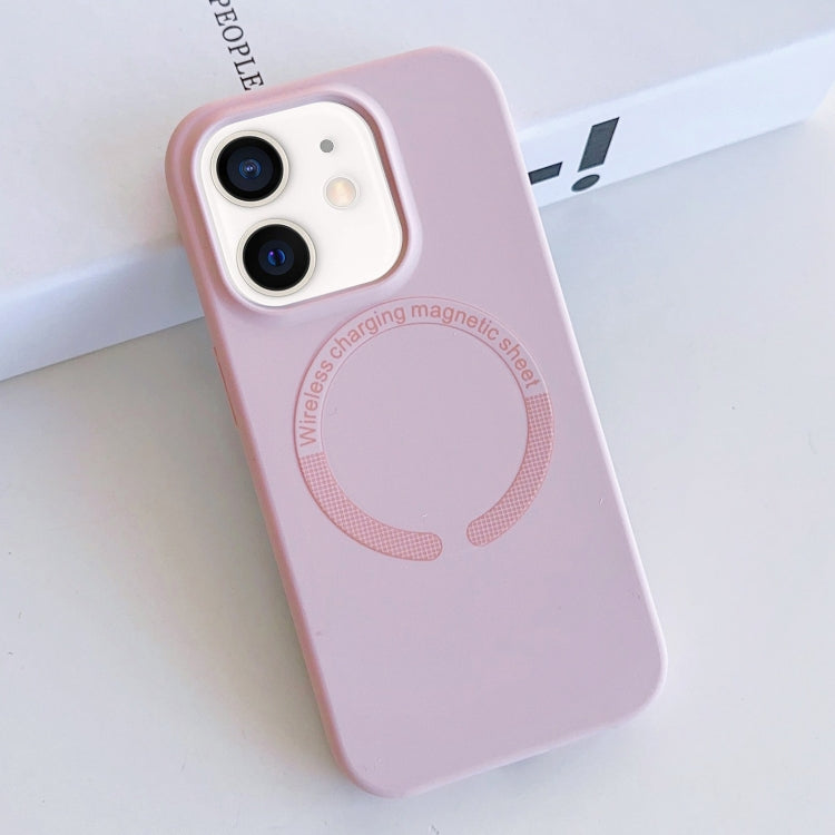 Custodia silicone liquido magnetica MagSafe iPhone 11