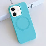 Custodia silicone liquido magnetica MagSafe iPhone 11
