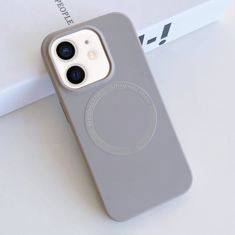 Custodia silicone liquido magnetica MagSafe iPhone 11