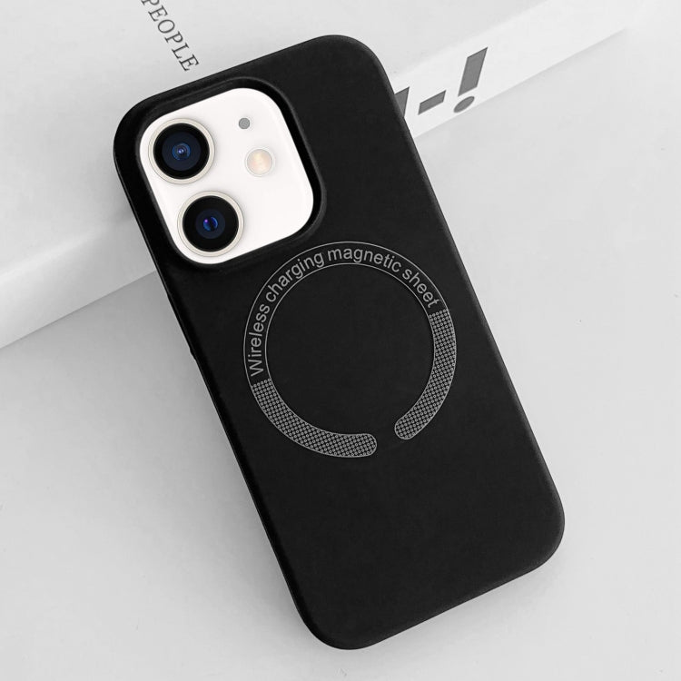 Custodia silicone liquido magnetica MagSafe per iPhone 13