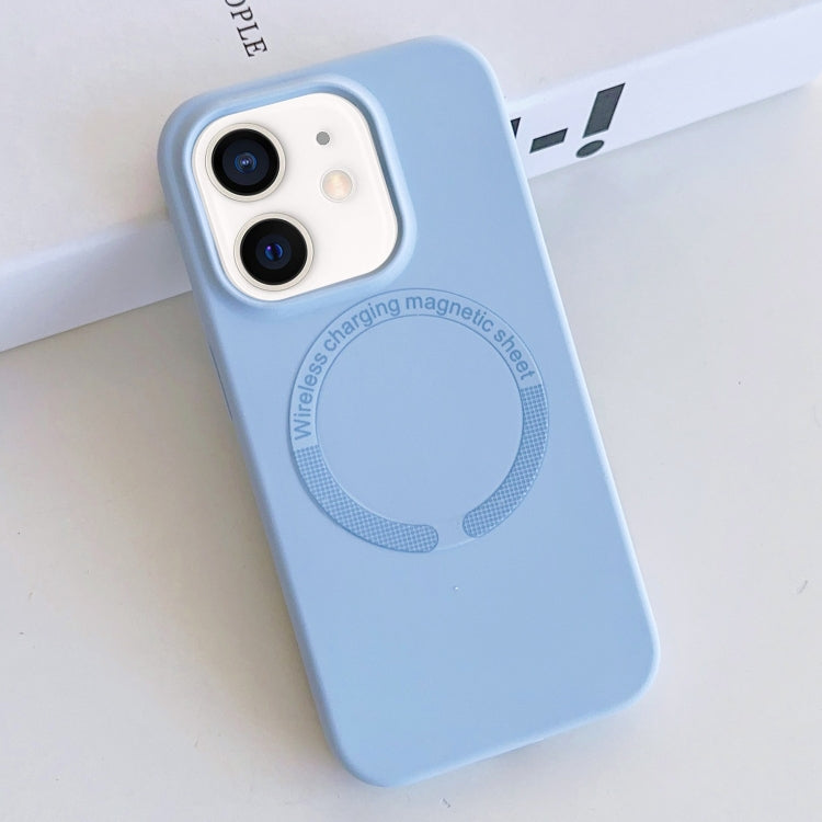 Custodia silicone liquido magnetica MagSafe per iPhone 13