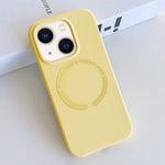 Custodia silicone liquido magnetica MagSafe per iPhone 13